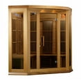 thumbnail image 1 of Dynamic Saunas Avignon 3-Person Corner Canadian Red Cedar Ultra Low EMF FAR Infrared Sauna, 1 of 10
