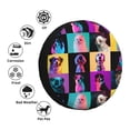 thumbnail image 4 of Logiee funny dogs Print Spare Tire Cover, Universal Wheel Protectors,Waterproof Dust-Proof UV Sun Wheel Tire Cover,Fit for SUV, RV, Travel Trailer, Truck-14 inch, 4 of 6