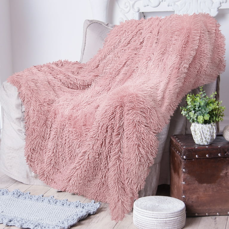 Deep pink throw blanket sales