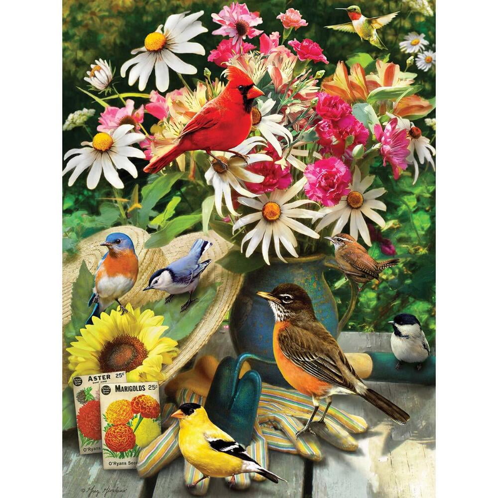 Cobble Hill Garden Birds Jigsaw Puzzle