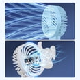 thumbnail image 4 of 3 Speed Handheld Fan Mini Handheld Fan with Phone Holder 3 Speed Usb Rechargeable Portable Outdoor Travel Fan Compact Lightweight Personal for Summer, 4 of 6