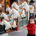 thumbnail image 4 of 4 Pack Cartoon Aristocratic Horse Foil Balloons, Party Decorations, Birthday Supplies, Party Balloons For Kids, Festive Events, 4Pc Horse Balloons, 4 of 6