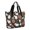 Black Halloween Ghosts-3, variant on Tote Bag for Women - Black Halloween Ghosts and Skulls Shoulder Bag - Large Utility Work Duffle Bag with Zipper Handbag for Travel, Work, Sprots