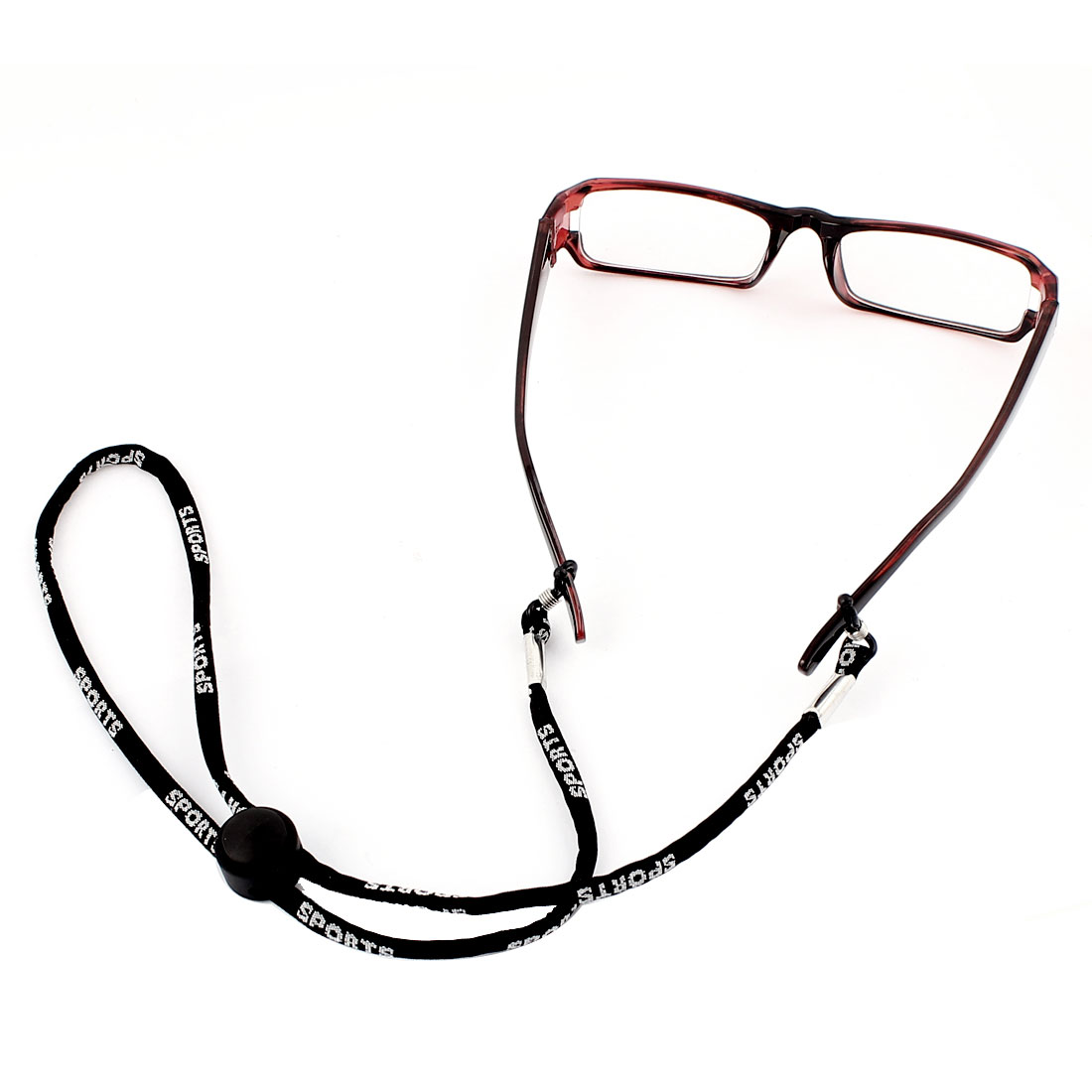 Letters Print Adjustable Eyeglasses Rope Neck Cord Glasses Retainer