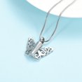 thumbnail image 3 of Butterfly Cremation Urn Necklace for Ashes Keepsake Memorial Urn Locket for Ashes Jewelry Gift, 3 of 7