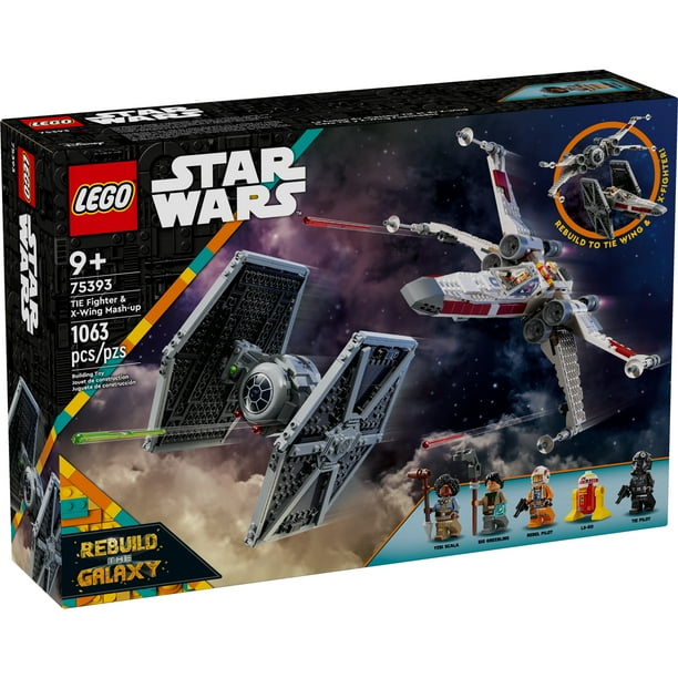 パラフィンパック セット LEGO Star Wars TIE Fighter & X-Wing Mash-Up Set 75393 for Ages 9+