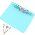 thumbnail image 1 of Gotydi Silicone Craft Mat ,Large Silicone Painting Sheet with Palette   20'' Non Stick Soft Heat Resistant Resin Jewelry Casting Mold Mat for Painting,Art,Clay, 1 of 8