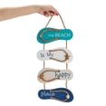 thumbnail image 5 of Wooden Beach Wall Hanging Decor Sign, Flip Flop Beach Decorations for Home, Bathroom, Living Room, Bedroom, Dining Room, The Beach is My Happy Place (8.7x20.9 In), 5 of 7