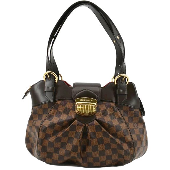 Pre-Owned LOUIS VUITTON Women Sistina PM Damier Ebene Shoulder Bag Brown