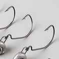 thumbnail image 2 of Ganchos manivela púas Cabezales plantilla Swimbait 10pcs 3.5G-10G Ojo pescado Acero carbono para la plataforma Texas Ned, 2 of 9