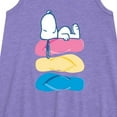 thumbnail image 2 of Peanuts - Summer Edition - Snoopy & Flip Flops - Toddler & Youth Girls A-line Dress, 2 of 4