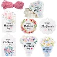 thumbnail image 1 of HADDIY Etiquetas de regalo para el día de la madre, 120 unidades, etiquetas de papel colgantes florales para el día de la madre con cuerda, las mejores etiquetas para mamá para envolver regalos, 1 of 1