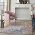 thumbnail image 3 of 5â€™ x 7â€™ Ivory and Multi Abstract Area Rug, 3 of 7