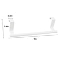 thumbnail image 2 of 9x2.4In Washcloth Rack,Stainless Steel Over Door Towel Rack,Modern Over Cabinet Towel Hanger for Kitchen,Bathroom,Closet(White), 2 of 6
