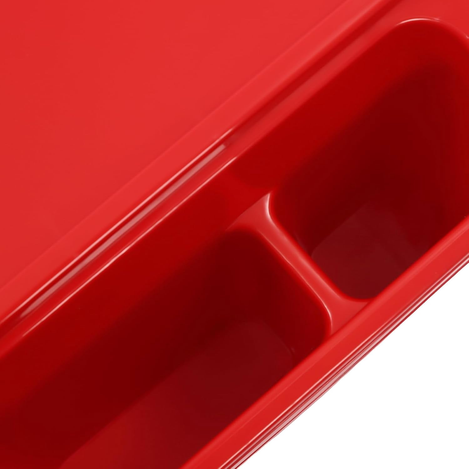 6 Pcs Lap Desk Tray, Portable Colorful Rectangular Kids Lap Bed Table, Plastic Breakfast Laptop Trays with Side Pockets, Stackable Lap Desk for Coloring Books Books Snacks