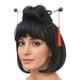 thumbnail image 3 of Peluca Geisha Glamour Witty Emporium negra corta con flequillo, 3 of 6