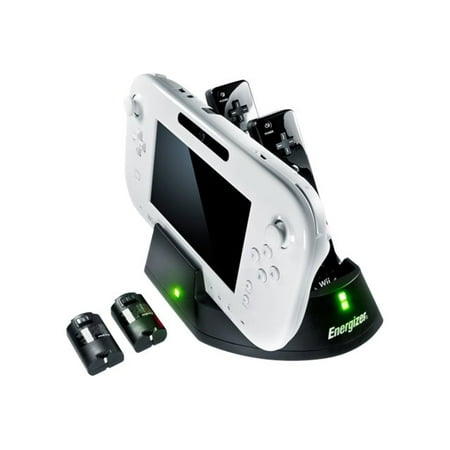 PDP Energizer 3X Charging System - Charging stand + AC power adapter 2 x - 3 output connectors - for Nintendo Wii U