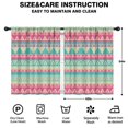 thumbnail image 2 of Blackout Kids Curtains,Pink and Blue Triangle Pattern Childrens Insulated Curtains Set Of 2,Bedroom Essentials,Toddler Room Decor 42x54in(106x137cm), 2 of 5