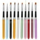 thumbnail image 1 of Juego de pinceles para uñas de 10 piezas, juego de pinceles para pintar y dibujar, pinceles de gel para uñas acrílicas, accesorios para manicura y manicura, 1 of 4