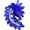 Blue, variant on diamond-encrusted red leaf brooch in a vintage gold tone. Available in multiple colors.