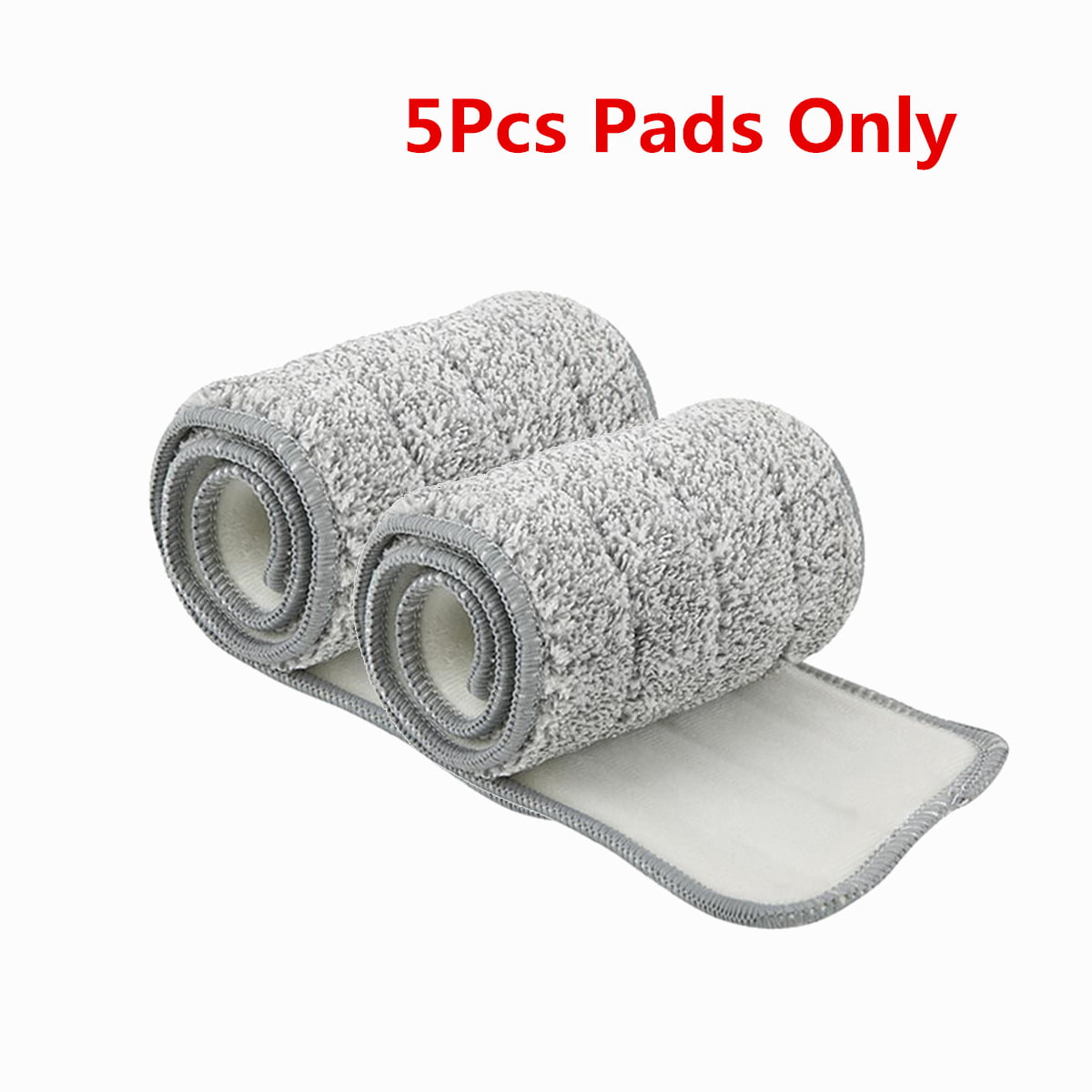 Double Sided Flat Mop Floor Home Cleaner Wet Dry Cleaning Pad Self-Wringing BT 