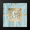 thumbnail image 2 of Villa, Mlli 12x12 Black Modern Framed Museum Art Print Titled - Quote Border Psalm Blue, 2 of 5