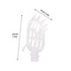 thumbnail image 2 of Fruit Picker Basket | Universal Attachable Orchard Tool for Pear Orange Harvesting | Durable Metal Mesh Design Fits Standard Poles | Easy Install | 1-Pack | Quickly Picks Multiple Fruits, 2 of 5
