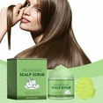 thumbnail image 6 of Apple Juice & Sea Salt Scalp Scrub,2-in-1 AHA & BHA Scalp Exfoliator Shampoo,Cleansing Shampoo with Massager for Buildup and Dead Skin,Removal Refreshing Scalp Cleaning Scrub Hair Cream,100g, 6 of 8