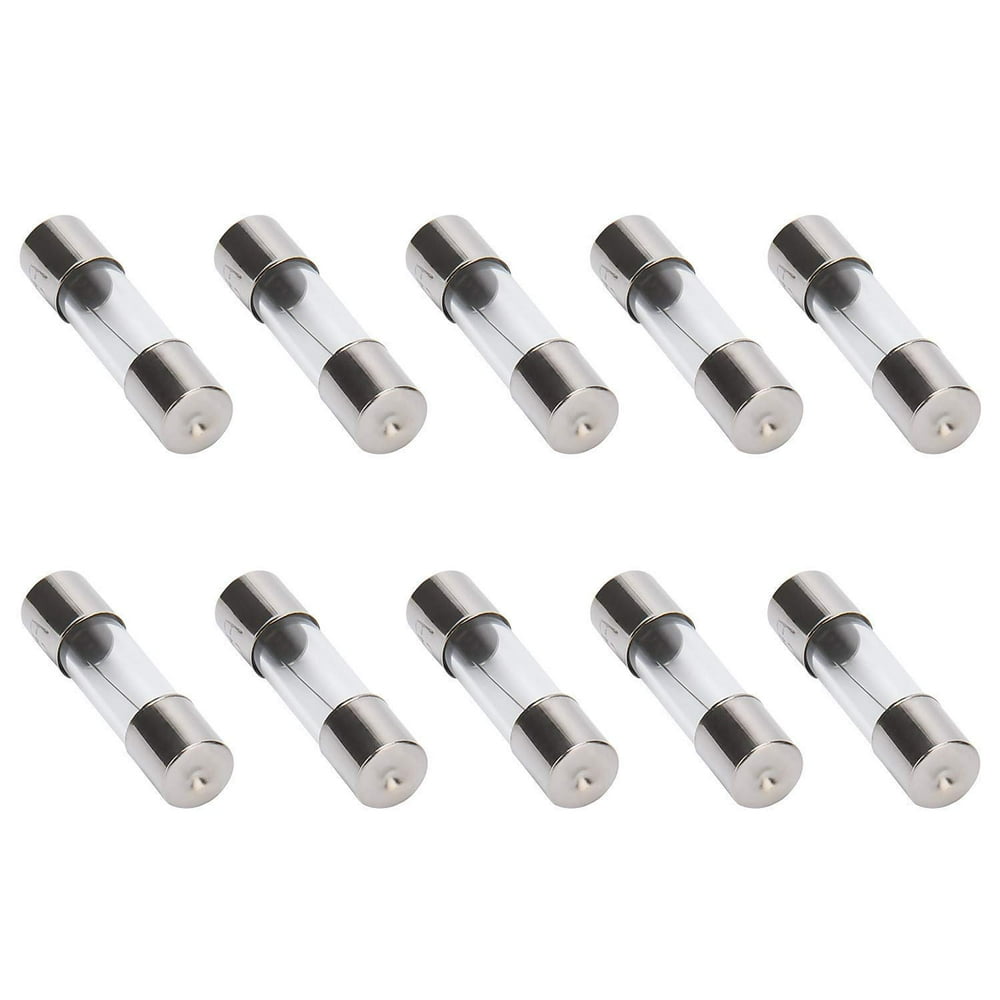 10 Pcs F5AL FastBlow Fuse 5A 250V Glass Fuses 5 x 20 mm (5amp) (F5A