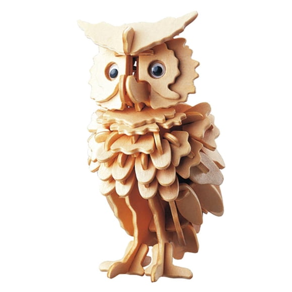 Rompecabezas De 3D Strigiformes Modelo Asamblea De DIY Juguetes Jigsaw