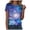 C-Sky Blue, variant on Yindaity Women Tshirt 4D Graphic T Shirts for Women, Casual Crewneck Short Sleeve Tops Tees(Light Purple,L)
