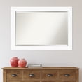 thumbnail image 2 of Amanti Art Beveled Bathroom Wall Mirror - Cabinet White Frame Outer Size: 41 x 29 in, 2 of 5