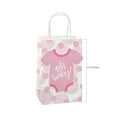 thumbnail image 2 of Fun Express Baby Onesie Paper Gift Bags Medium Pink - 6 Pc, 2 of 2