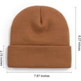 thumbnail image 2 of Lilvigor Beanie for Men Women Cuffed Cap Soft Slouchy Beanie Winter Knit Hats Fisherman Beanie Skull Cap Unisex Daliy Beanie, 2 of 6