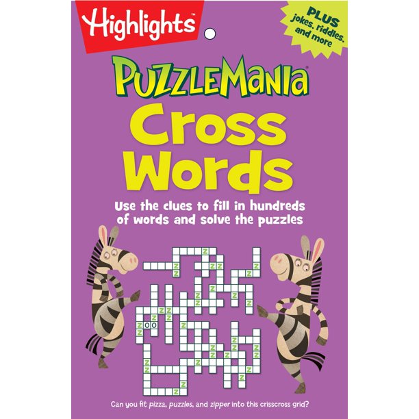 Highlights Puzzlemania Puzzle Pads Cross Words Use the Clues to Fill