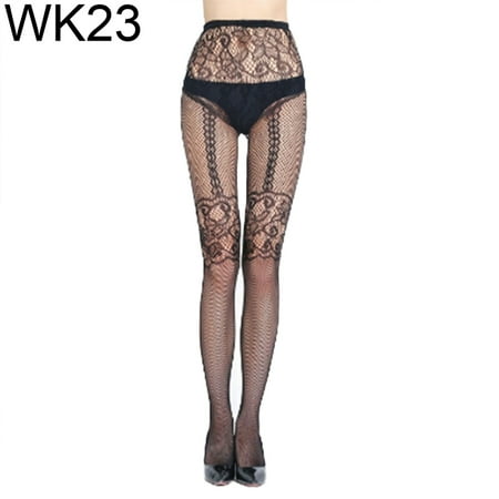 

HOVTOIL Stockings Sexy Women Soft Breathable Spider Leaf Flower Stockings Tights Hollow Pantyhose