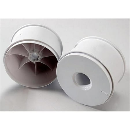 Traxxas TRA5371 Wheels Dished 3. 8 inch White 17mm Hubs