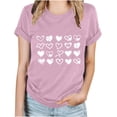 thumbnail image 4 of Blusas de Manga Corta para las Mujeres Divertido Impreso Cuello Redondo Tee, Vintage Humor Gráfico Blusas de Primavera para las Mujeres, 4 of 4
