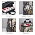 thumbnail image 3 of Honeii Graceful Snow Leopard Print Lightweight Backpacks,Carry on Backpack,Durable Backpack for School, Work & Travel, 3 of 7
