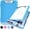 Blue, variant on 1Pack Plastic Clipboard with Storage,Clip Boards 8.5x11 Heavy Duty,High Capacity Nursing Clipboard Case,Side Opening,A4 Letter Size for Office, School and Home