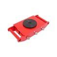 thumbnail image 6 of Heavy Duty Machine Dolly Skate Machinery Roller Mover Cargo Trolley 8 Ton Red, 6 of 7