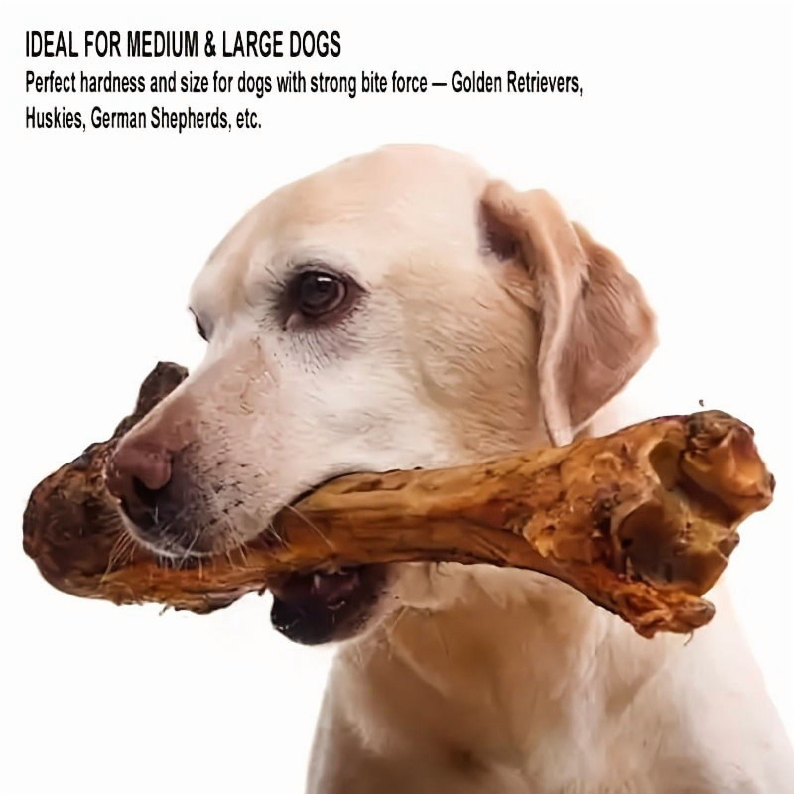 ComfyCradle Small Beef Bone Stick with Duck Meat Strips (100g/3.5oz), Natural Long Lasting Dog Chews for Small Breeds