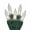 Clear, variant on Vickerman 50 Purple Mini Light on Green Wire, 23' Christmas Light Strand
