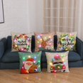 thumbnail image 4 of LED Light Up Christmas Holiday Pillow Cover Throw Pillow Cover Xmas Pillow Case with LED Lights Rustic Sofa Back Throw Cushion Cover for Winter Holiday, 4 of 8