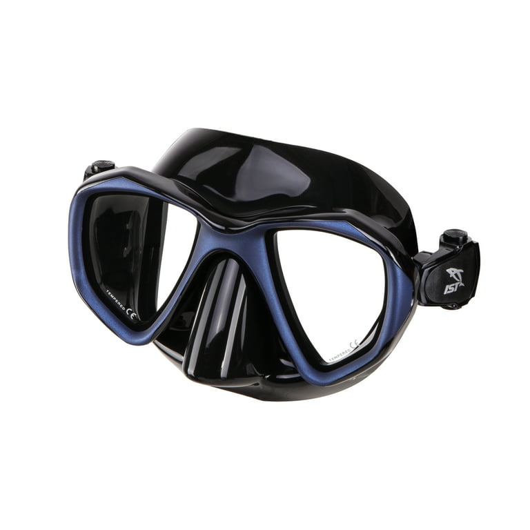 IST Tinted Dive Mask | Color Corrective Goggles For Scuba Diving,  Freediving, Snorkeling (Blue)