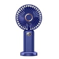 thumbnail image 1 of ICQOVD Desktop Fan Handheld Fan Rechargeable Silent Strong Airflow Portable Fan for Summer Outdoor Work Use, 1 of 9