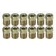 thumbnail image 1 of 12 Piezas 3/8 Pulgadas-24 Roscas Latón Freno Línea Tuerca Accesorios para Coche, 1 of 1