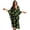Black and Yellow - Jamaican Flag, variant on Polynesian Flower Print Kaftan Dresses for Women Plus Size V-Neck Swimsuit Cover Up Batwing Sleeve Kaftan Maxi Dresses Summer Beach Coverups for Bathing Suit
