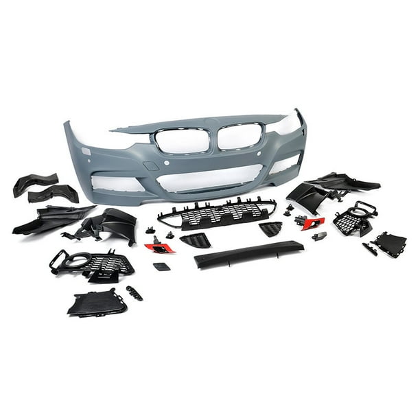12 17 Bmw F30 M Sport Performance Tech Pdc Front Bumper Cover Conversion Fog Walmart Com Walmart Com