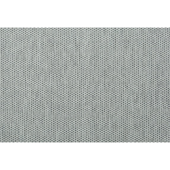 Ahgly Company Machine Washable Indoor Rectangle Contemporary Grey Gray Area Rugs, 5' x 7'